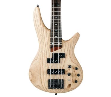Ibanez Limited Edition SR655-NTF 5-String Bass In Natural Flat